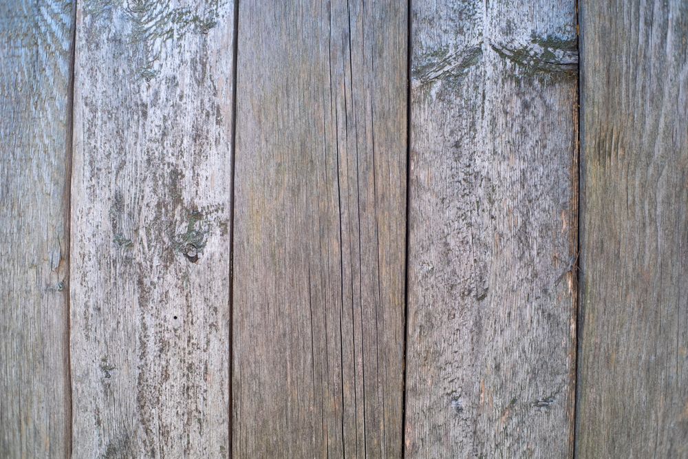 An old hardwood floor with a dull top coat in a Greater Victoria home.